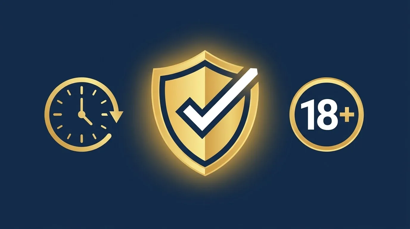 online ID and account safety checklist illustration